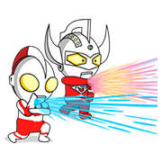 ULTRAMAN Animated Stickers Sticker for LINE & WhatsApp | ZIP: GIF & PNG