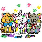 Disney Cats Disney Cats Sticker for LINE & WhatsApp | ZIP: GIF & PNG