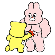 Hoho & Kunani Hoho & Kunani Sticker for LINE & WhatsApp | ZIP: GIF & PNG