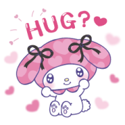 My Melody: Too Much Love My Melody: Too Much Love Sticker for LINE & WhatsApp | ZIP: GIF & PNG