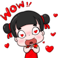 Nong Kawhom Happy Chinese New Year Sticker for LINE & WhatsApp | ZIP: GIF & PNG