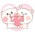Sweet Marshmallow Couple 3 Sticker for LINE & WhatsApp | ZIP: GIF & PNG