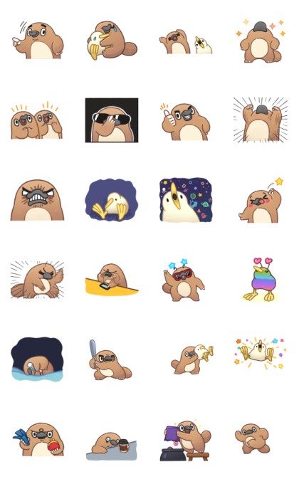Unfriendly Animals: Animated! 3.0 Line Sticker GIF & PNG Pack: Animated & Transparent No Background | WhatsApp Sticker