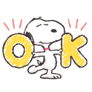 Basic Daily Snoopy Stickers Sticker for LINE & WhatsApp | ZIP: GIF & PNG
