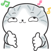 Munkaew Funny Cat Sticker for LINE & WhatsApp | ZIP: GIF & PNG