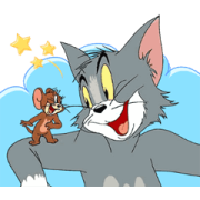 Tom and Jerry Animated Stickers Sticker for LINE & WhatsApp | ZIP: GIF & PNG