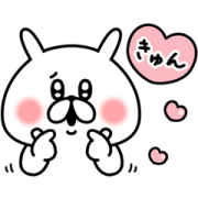 yuruusagi × lacore Sticker for LINE & WhatsApp | ZIP: GIF & PNG