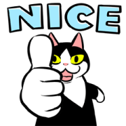 A Little Fat Cat Animated 10 Sticker for LINE & WhatsApp | ZIP: GIF & PNG