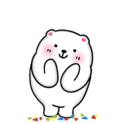 Gluta Bear Dukdik Yukyik Sticker for LINE & WhatsApp | ZIP: GIF & PNG