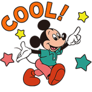 Mickey and Friends: Retro Sticker for LINE & WhatsApp | ZIP: GIF & PNG
