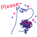 Moomin Super Handy Keigo Sticker for LINE & WhatsApp | ZIP: GIF & PNG