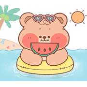 Onnie Bear Animated Onnie Bear Animated Sticker for LINE & WhatsApp | ZIP: GIF & PNG
