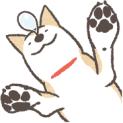 Shiba Inu (Shiba-Dog) BIG Stickers Sticker for LINE & WhatsApp | ZIP: GIF & PNG