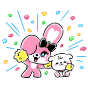 CHICHI: created by JISOO Sticker for LINE & WhatsApp | ZIP: GIF & PNG