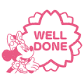 Mickey and Friends (Rubber Stamps) Sticker for LINE & WhatsApp | ZIP: GIF & PNG