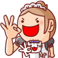 Nonie Family Animation Stickers Sticker for LINE & WhatsApp | ZIP: GIF & PNG