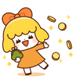 Orange Girl! (Golden Sticker)