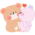 Pana Bear and Friends! Sticker for LINE & WhatsApp | ZIP: GIF & PNG