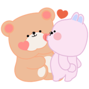 Pana Bear and Friends! Pana Bear and Friends! Sticker for LINE & WhatsApp | ZIP: GIF & PNG