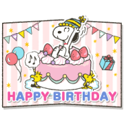 Snoopy Special Event Stickers Sticker for LINE & WhatsApp | ZIP: GIF & PNG