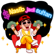 Stiker Orang Kaya Sticker for LINE & WhatsApp | ZIP: GIF & PNG