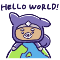 Ken the Ninja Sticker for LINE & WhatsApp | ZIP: GIF & PNG