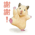 Life of Hamster Sukeroku 3 Sticker for LINE & WhatsApp | ZIP: GIF & PNG