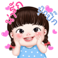 PhakKom Lovely Sticker for LINE & WhatsApp | ZIP: GIF & PNG