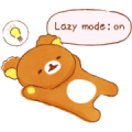 Rilakkuma beside you stickers Sticker for LINE & WhatsApp | ZIP: GIF & PNG