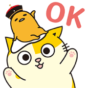 Small Talk Between AMA and gudetama Sticker for LINE & WhatsApp | ZIP: GIF & PNG