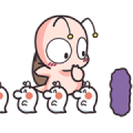 Animated Tumurin: Ghost Month Version Sticker for LINE & WhatsApp | ZIP: GIF & PNG