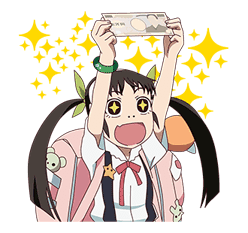 BAKEMONOGATARI Sticker for LINE & WhatsApp | ZIP: GIF & PNG