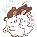 Bac Bac Diary × BROWN & FRIENDS Stickers [BIG]