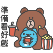 BugCat-Capoo × BROWN & FRIENDS Stickers Sticker for LINE & WhatsApp | ZIP: GIF & PNG