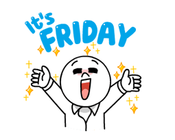 Chief Moon's Battle as an Office Worker Sticker for LINE & WhatsApp | ZIP: GIF & PNG