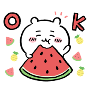 Chiikawa Summer Vacation Chiikawa Summer Vacation Sticker for LINE & WhatsApp | ZIP: GIF & PNG