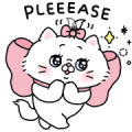 Disney Marie by saimari Sticker for LINE & WhatsApp | ZIP: GIF & PNG