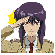 GHOST IN THE SHELL STAND ALONE COMPLEX Sticker for LINE & WhatsApp | ZIP: GIF & PNG