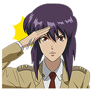 GHOST IN THE SHELL STAND ALONE COMPLEX GHOST IN THE SHELL STAND ALONE COMPLEX Sticker for LINE & WhatsApp | ZIP: GIF & PNG