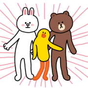 Keta-Brown & Friends Sticker for LINE & WhatsApp | ZIP: GIF & PNG