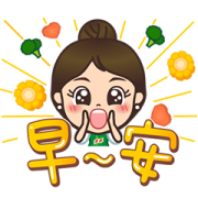 Knorr Mom's daily life Knorr Mom's daily life Sticker for LINE & WhatsApp | ZIP: GIF & PNG