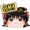 TOUHOU DANMAKU KAGURA YUKKURI Sticker