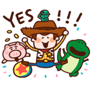 WE LOVE PIXAR by Kanahei Sticker for LINE & WhatsApp | ZIP: GIF & PNG