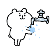 Yurukuma in Home Quarantine Sticker for LINE & WhatsApp | ZIP: GIF & PNG