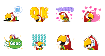 ZonZon Daily Life Line Sticker GIF & PNG Pack: Animated & Transparent No Background | WhatsApp Sticker