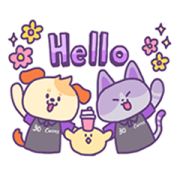 Animals'Daily Life Sticker for LINE & WhatsApp | ZIP: GIF & PNG