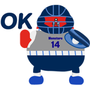HELLO MONSTER! Monster Arena HELLO MONSTER! Monster Arena Sticker for LINE & WhatsApp | ZIP: GIF & PNG