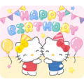 Hello Kitty Pop-Up Greeting Stickers