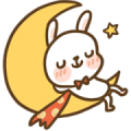 LINE Official Select × SuperBunny Sticker for LINE & WhatsApp | ZIP: GIF & PNG