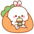 Lovely Tooji 3 Sticker for LINE & WhatsApp | ZIP: GIF & PNG